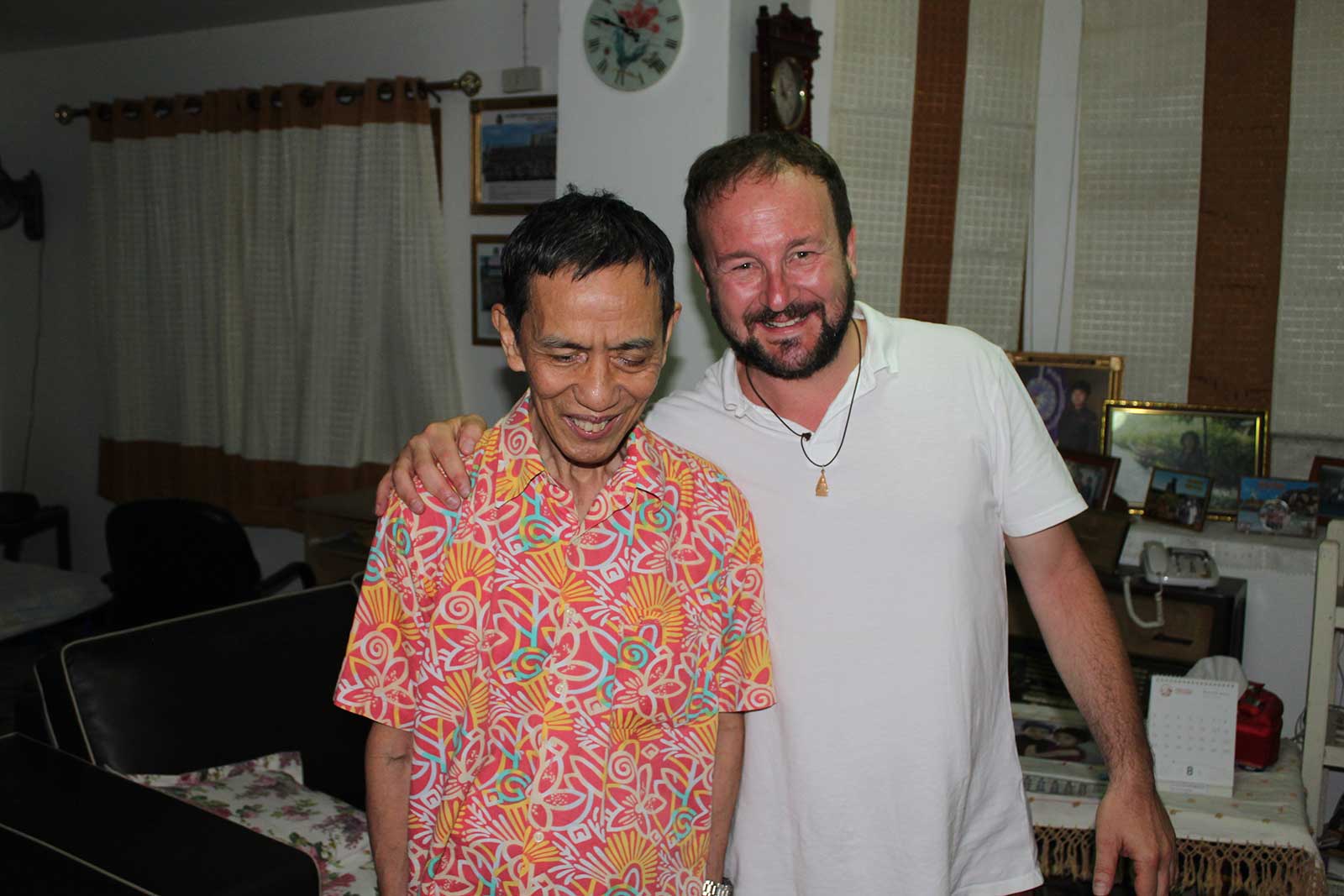 Fabio e Ajarn Sinchai